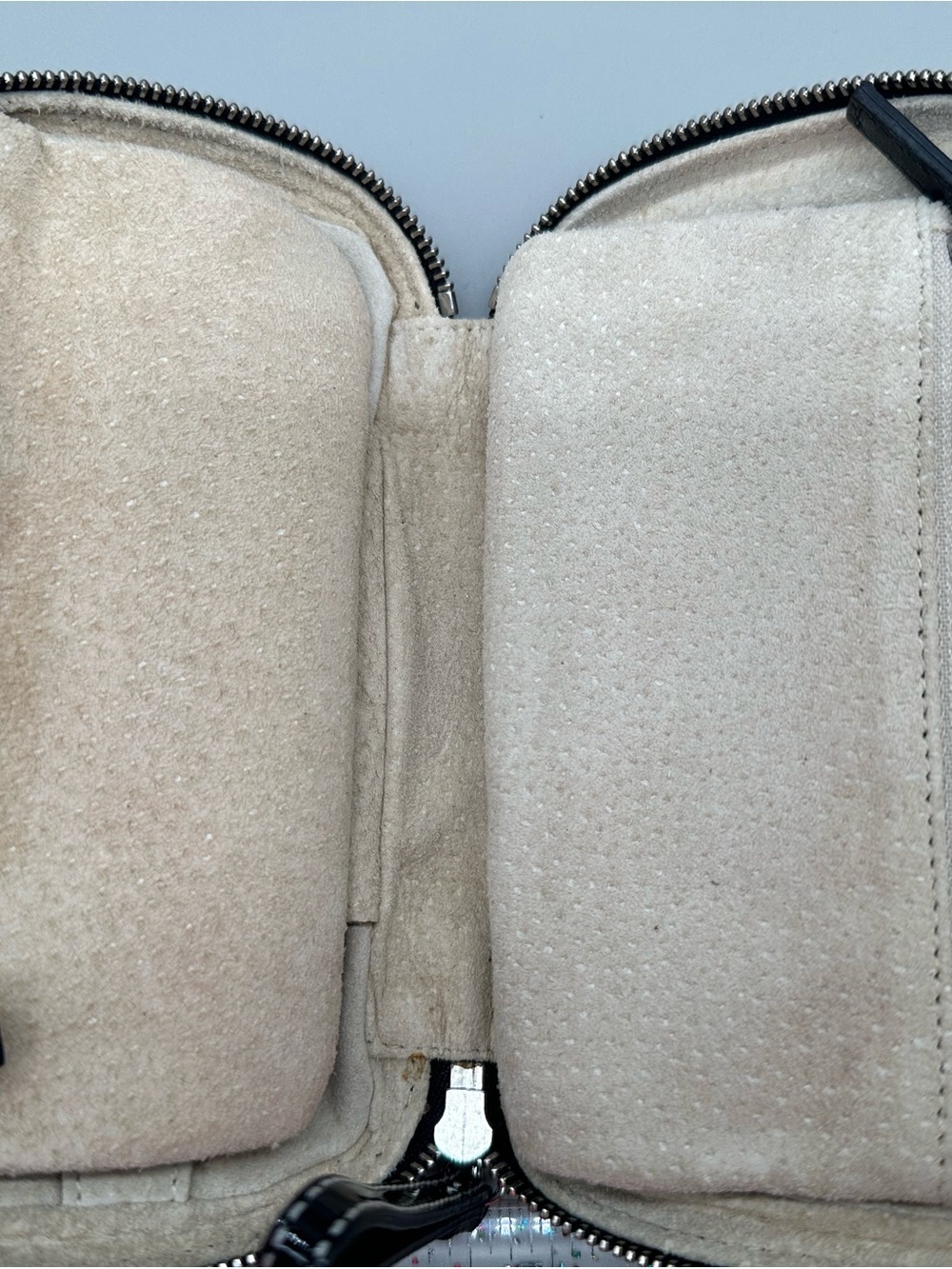 Coach Vintage Black Leather Zip Travel Pouch - Picture 6 of 7